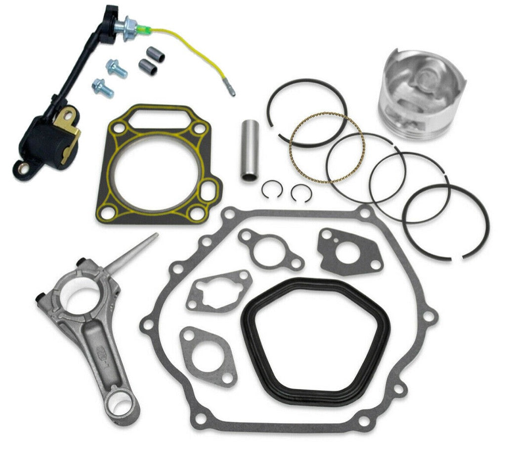 Piston Kit, Connecting Rod, Gasket Kit fits Loncin G270F
